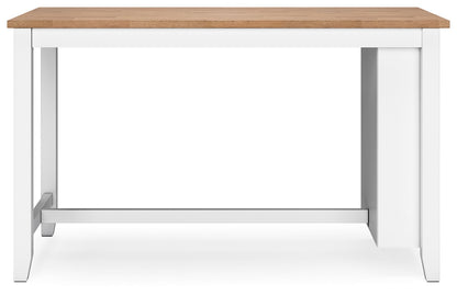 Gesthaven - Rectangular Dining Room Counter Table, alternate view 6 with wood construction