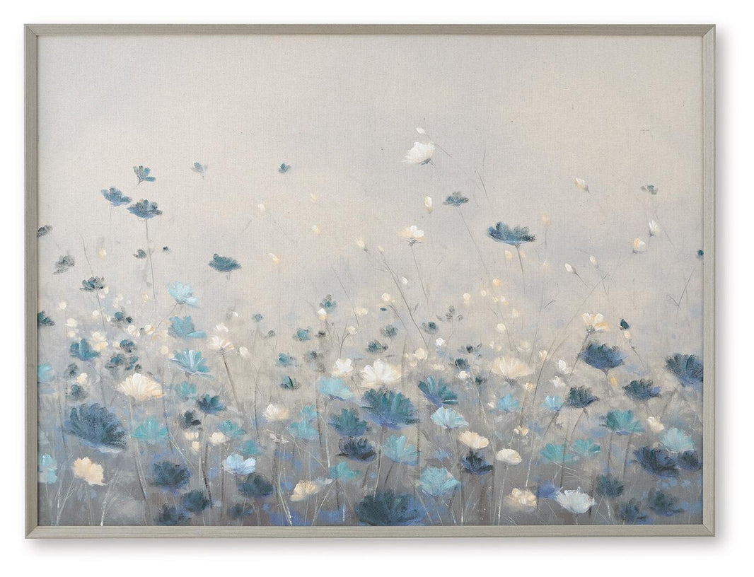 Claydale Wall Art Gray / Blue / White