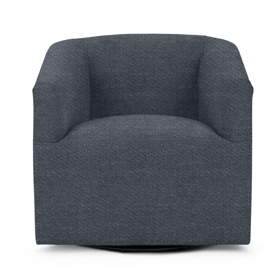 Vernon - Swivel Chair, alternate view 3 with top-grain leather