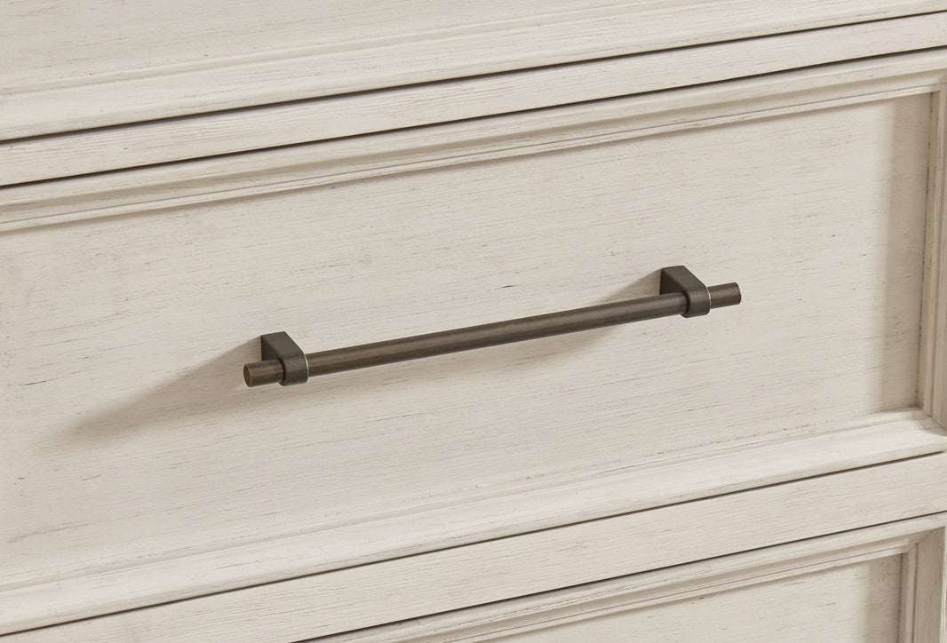 Shaybrock - Dresser And Mirror - Antique White / Brown, alternate view 2 with wood construction
