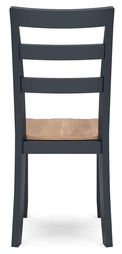 Gesthaven - Dining Room Side Chair (Set of 2), alternate view 5 with wood construction