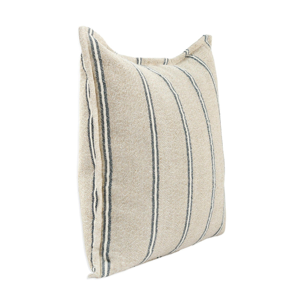 Delgada - 26" x 26" Pillow - Natural / Blue