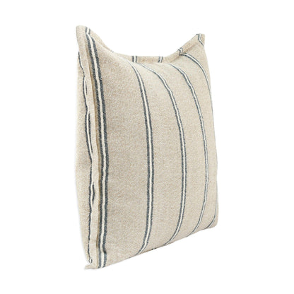 Delgada - 26" x 26" Pillow - Natural / Blue