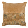 Toscano - Leather Pillow, product view with genuine leather