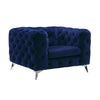 Atronia - Chair, product view with velvet upholstery