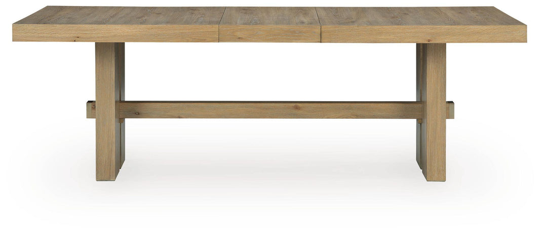 Lasinger - Rectangular Dining Room Extension Table - Light Brown