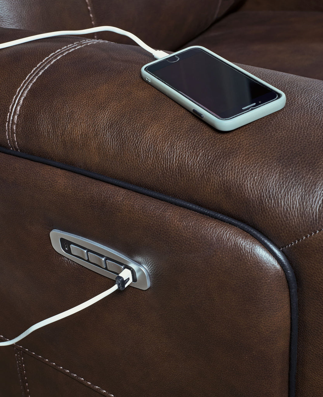 Gravier - Power Reclining Sofa With Adjustable Headrest - Cordova