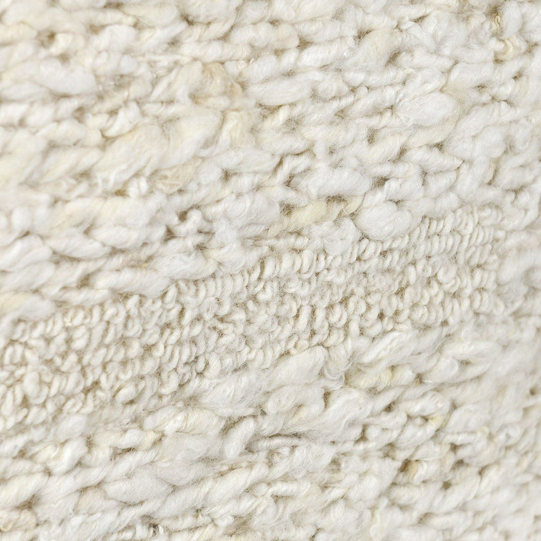 Sinclair - Pouf - Ivory