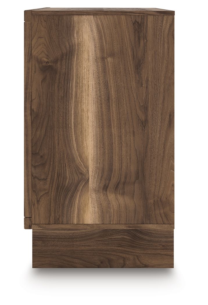 Chirason - Six Drawer Dresser - Brown, alternate view 3 with linen fabric