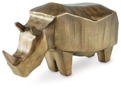 Gentwell - Sculpture - Antique Gold Finish