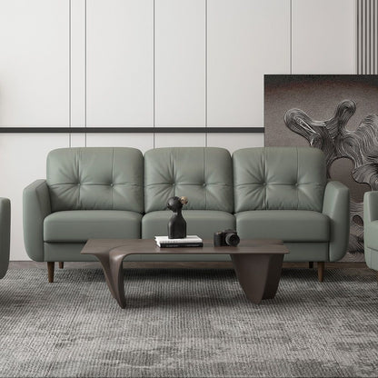 Radwan - Sofa, alternate view 4 with leather upholstery