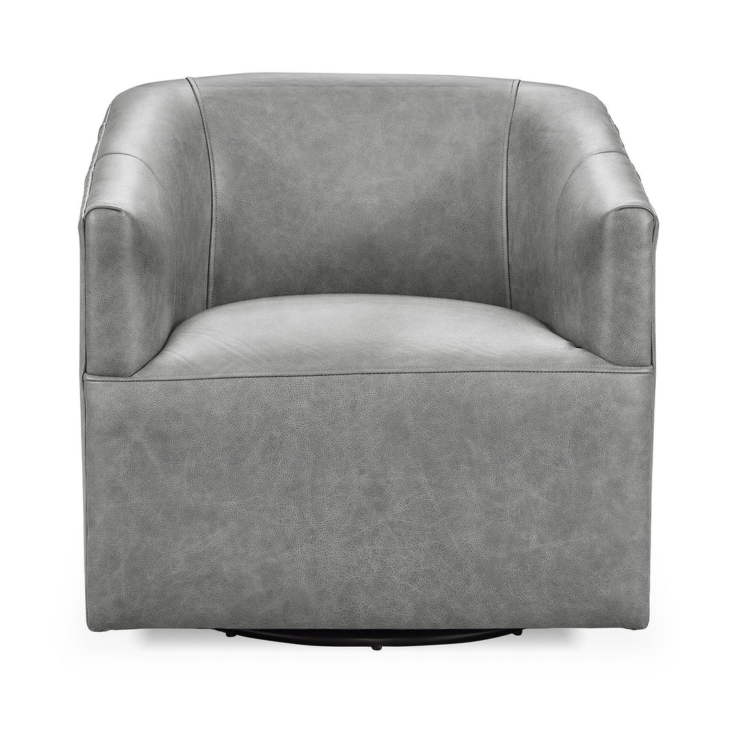 Vernon - Swivel Chair, alternate view 4 with top-grain leather