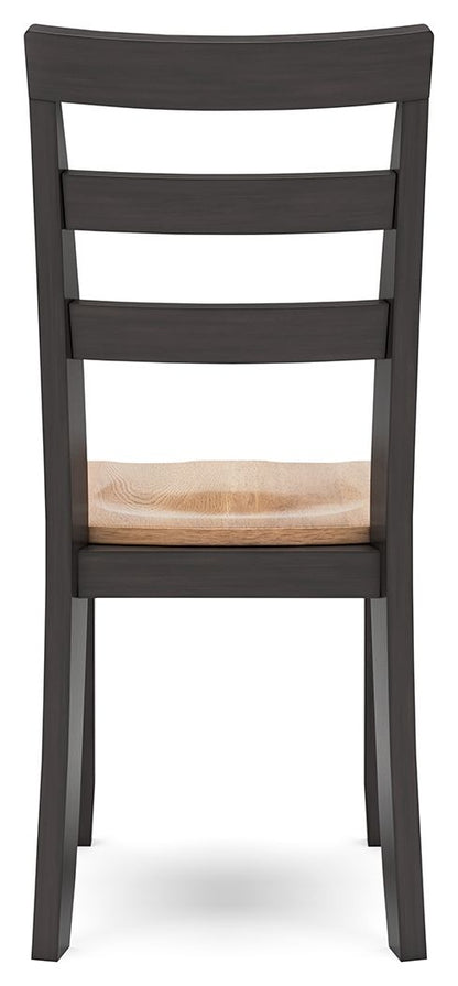 Gesthaven - Dining Room Side Chair (Set of 2), alternate view 8 with wood construction