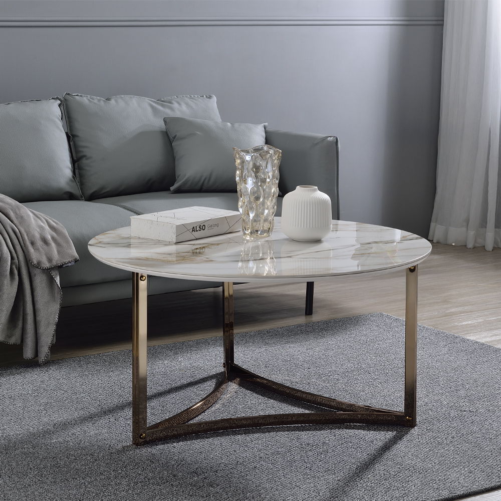 Zaidee - Round Table, alternate view 3 with stone