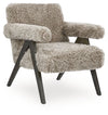 Goda - Accent Chair, product view with faux leather