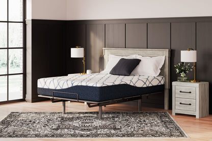 12 Inch Chime Elite 2.0 - Twin Mattress - White / Blue - Sierra Sleep® by Ashley - 8