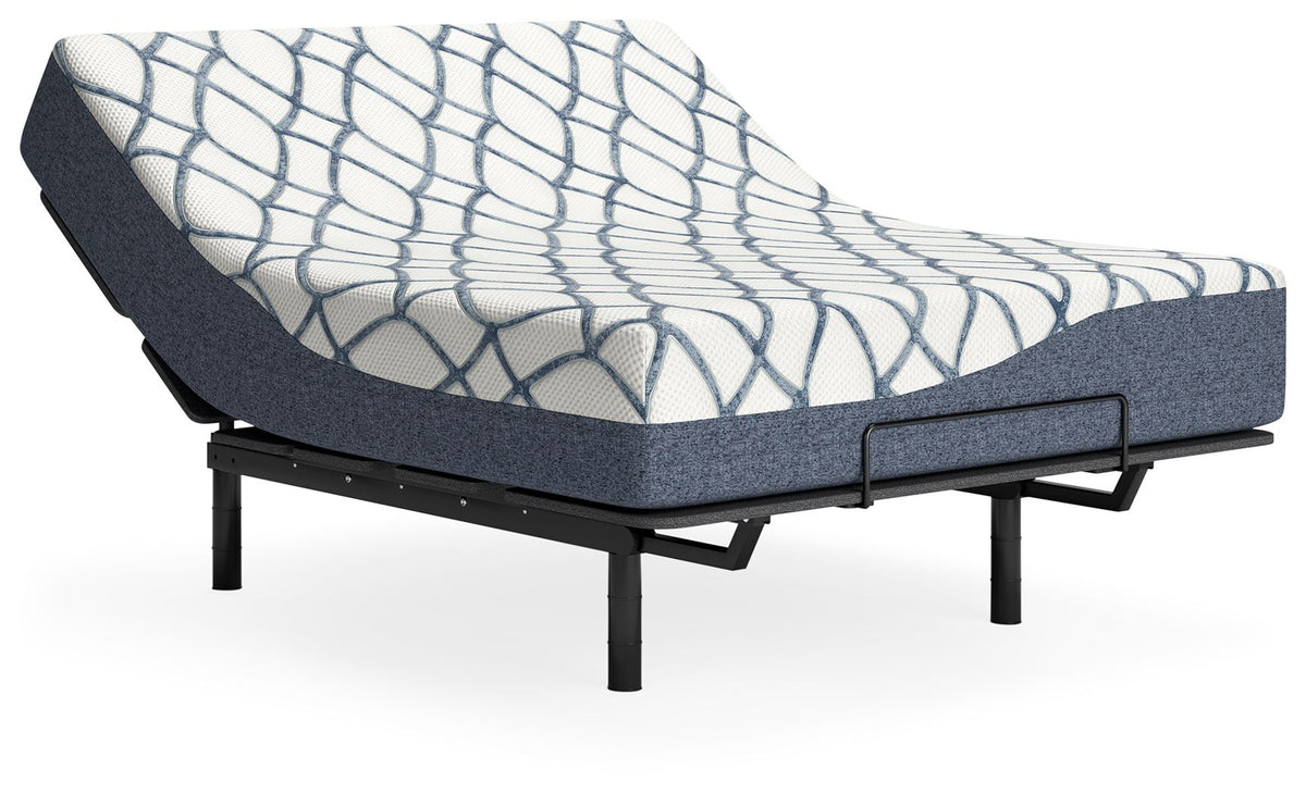 12 Inch Chime Elite 2.0 - Twin Mattress - White / Blue - Sierra Sleep® by Ashley - 5