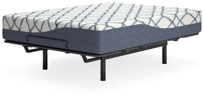 12 Inch Chime Elite 2.0 - Twin Mattress - White / Blue - Sierra Sleep® by Ashley - 3