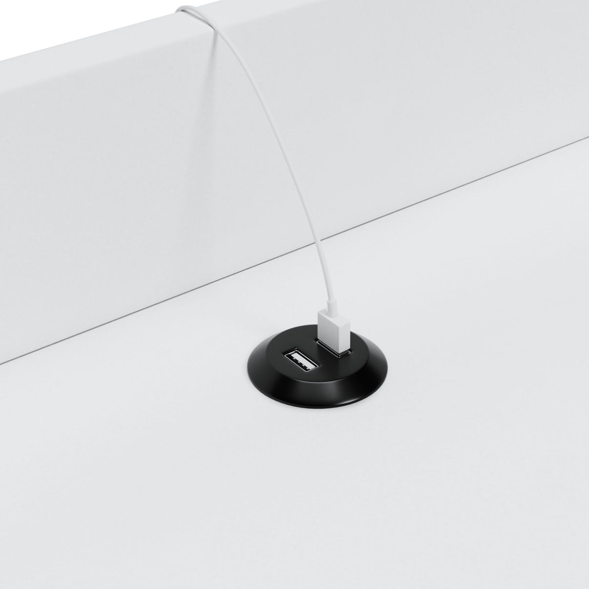Blariden - Accent Table - White, alternate view 3 with engineered wood