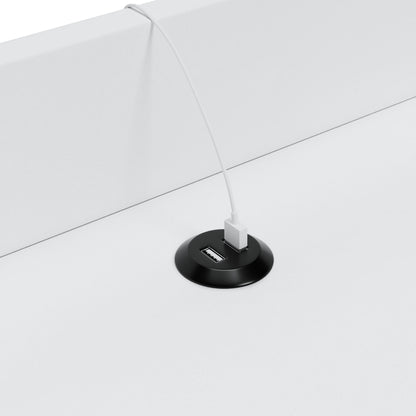 Blariden - Accent Table - White, alternate view 3 with engineered wood