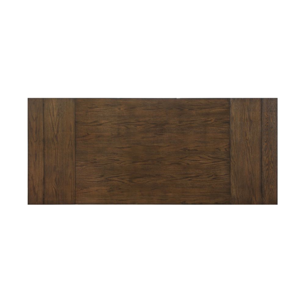 Nabirye - Dining Table - Dark Oak, alternate view 2 with wood construction