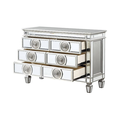 Varian - 34" Server - Mirrored & Antique Platinum