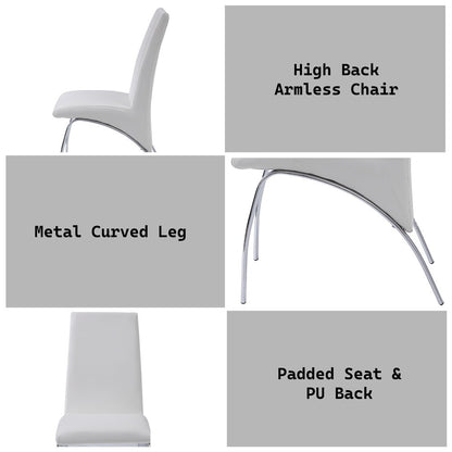 Pervis - Side Chair, alternate view 6 with faux leather