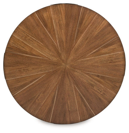 Crosstrail - Occasional Table Set (Set of 3) - Brown, alternate view 3 with wood construction