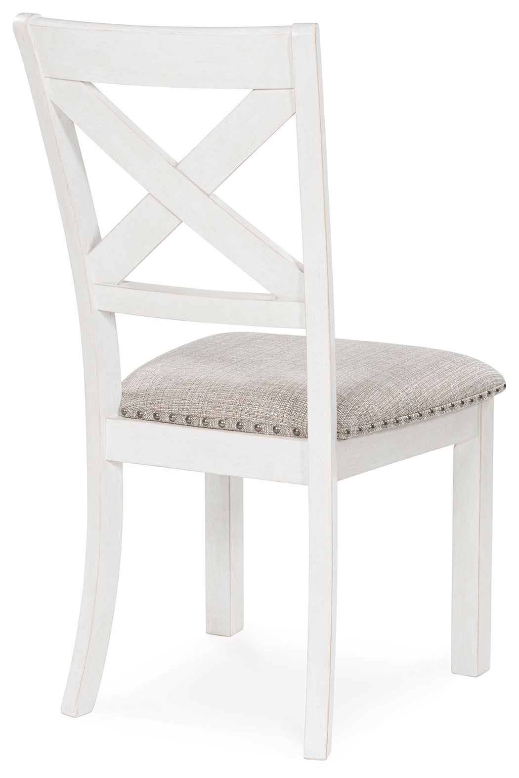 Robbinsdale - Dining Upholstered Side Chair (Set of 2) - Antique White, alternate view 2 with polyester fabric