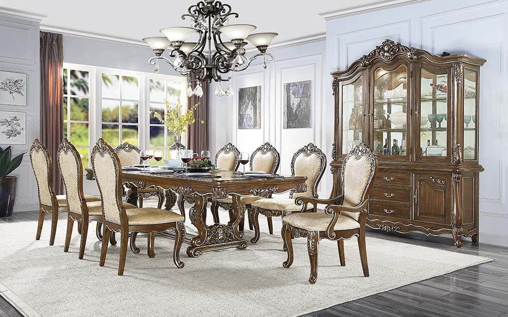 Latisha - 30" Dining Table - Antique Oak, alternate view 3
