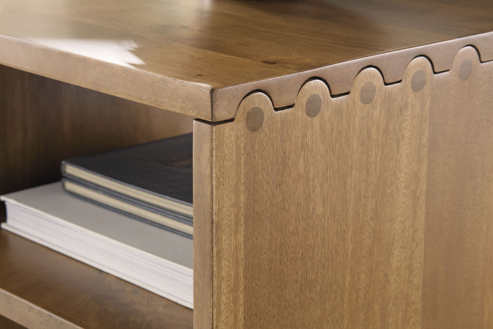 Ella Grove - Rectangular Table, alternate view 3 with wood construction
