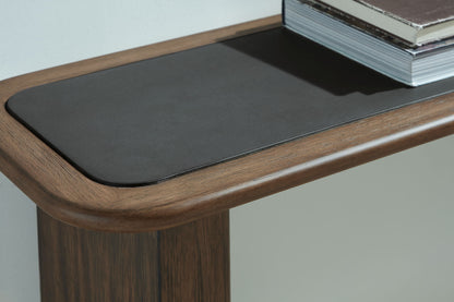 Dontayne - Sofa Table - Warm Brown, alternate view 2 with solid wood
