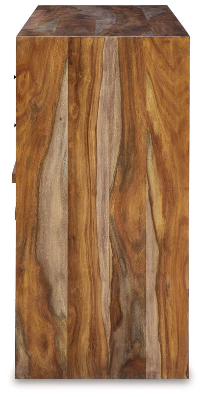 Dressonni - Dresser - Brown, alternate view 2 with wood construction
