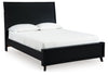 Danziar - Panel Bed, product view with wood construction