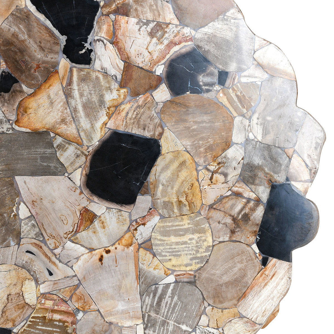Norwest - Petrified Wood Coffee Table - Natural, alternate view 2 with stone