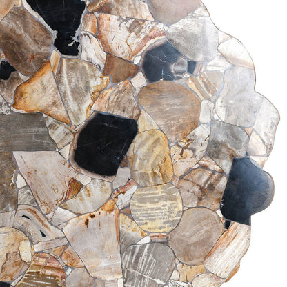 Norwest - Petrified Wood Coffee Table - Natural, alternate view 2 with stone