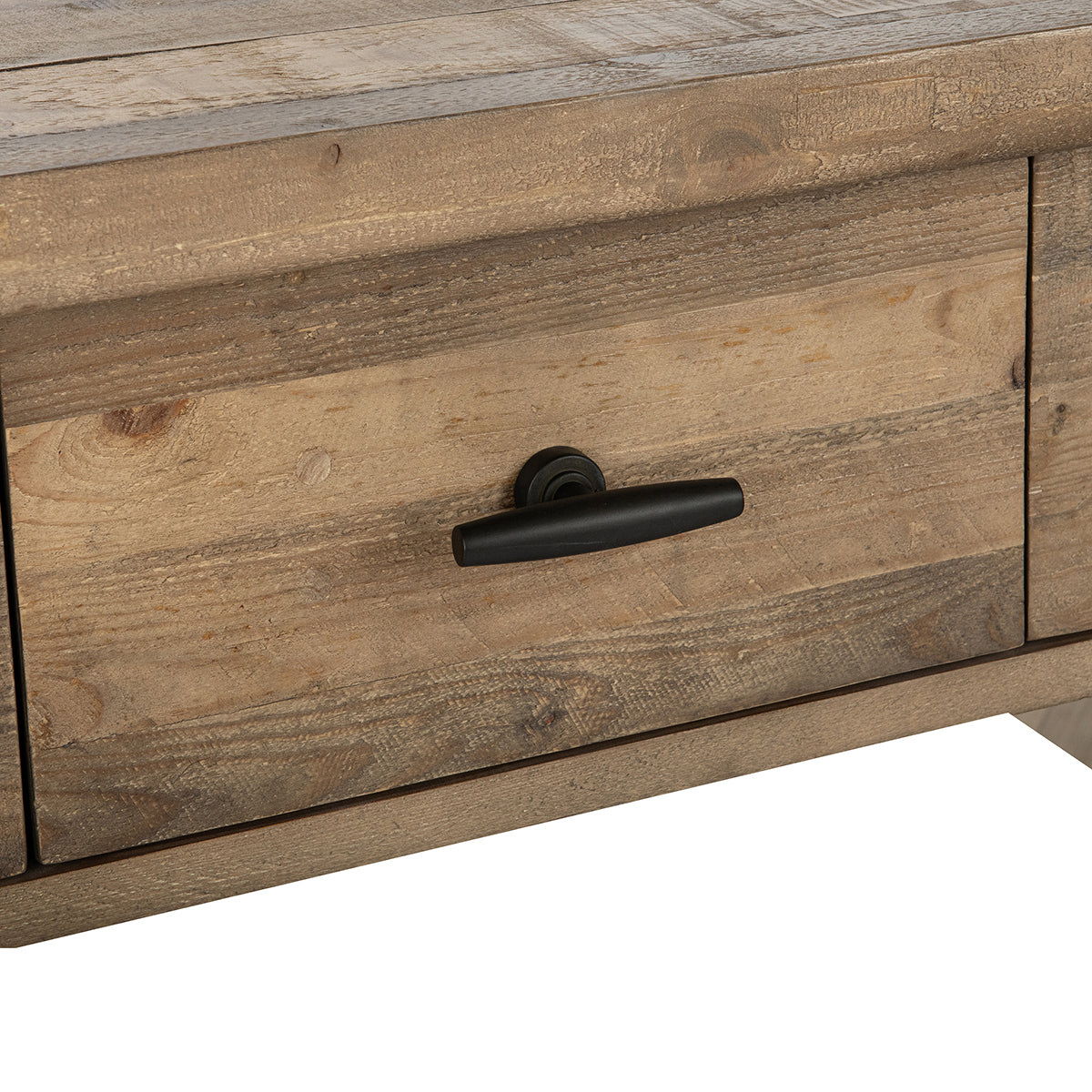 Talladega - Console Table - Natural Pine, alternate view 4 with wood construction