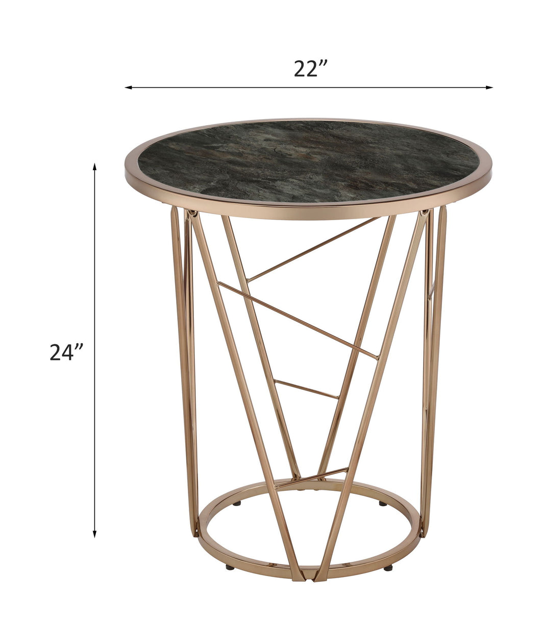 Cicatrix - Table, alternate view 2 with marble