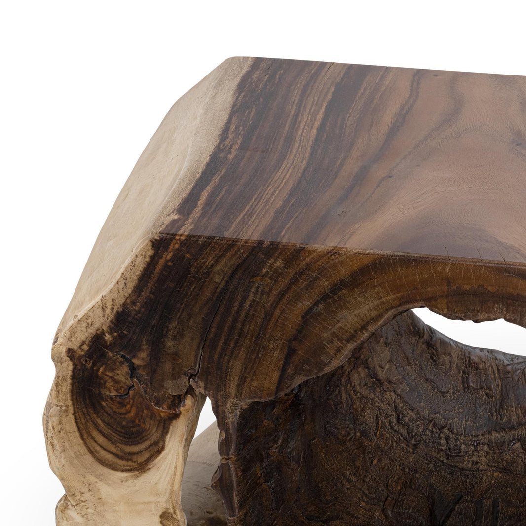 Adrynia - Console Table - Dark Brown, alternate view 2 with wood construction
