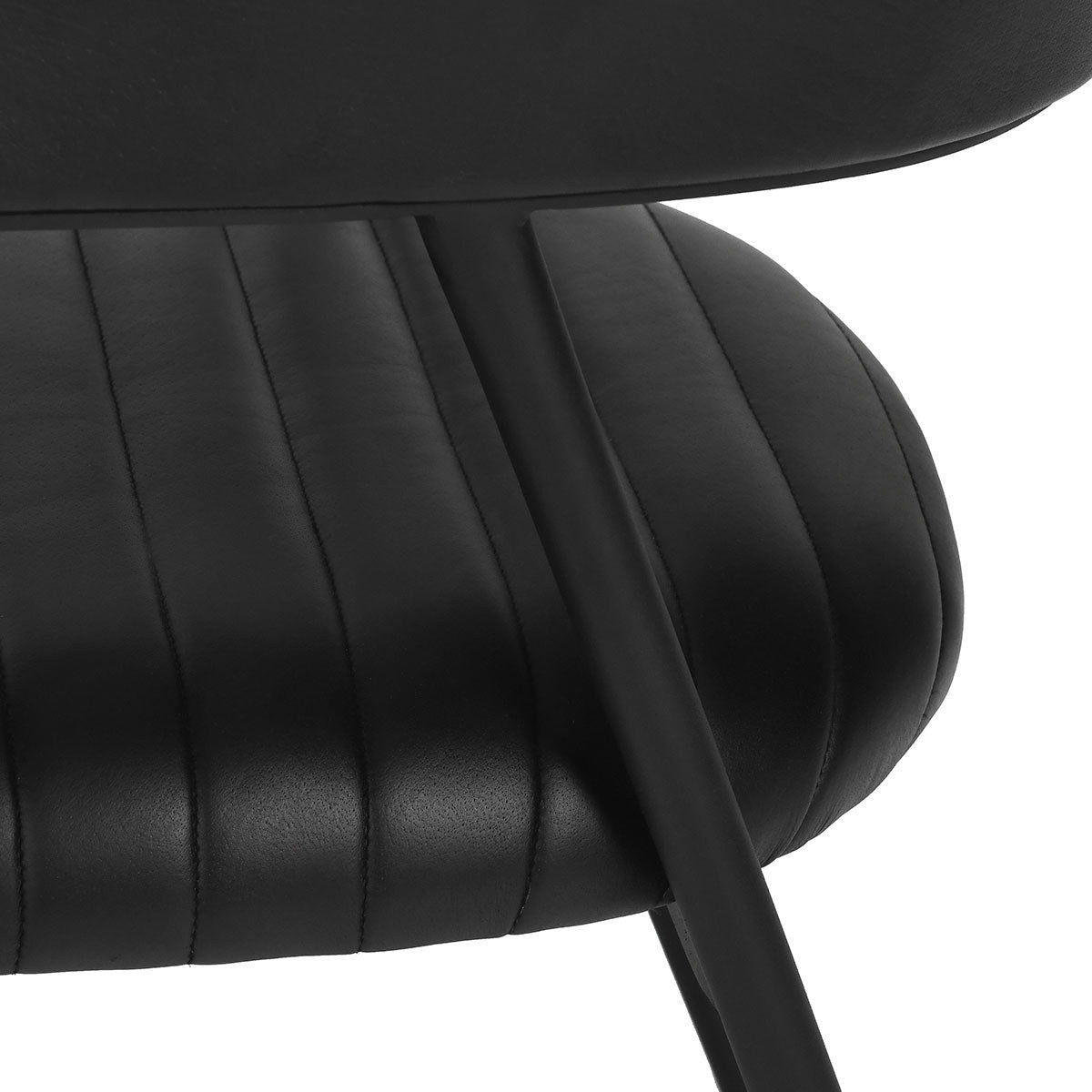 Preston - Dining Chair, alternate view 2 with top-grain leather