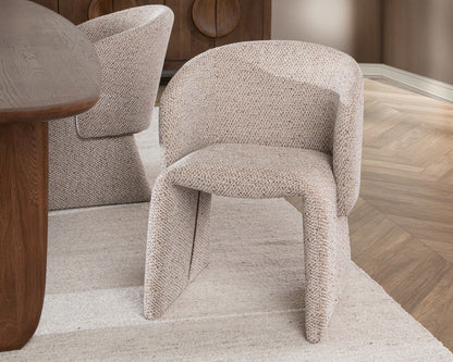Halstead - Upholstered Dining Chair, alternate view 5 with leather upholstery