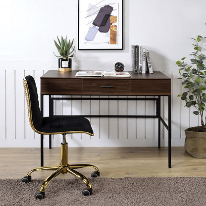 Verster - Writing Desk With USB, alternate view 4 with wood construction