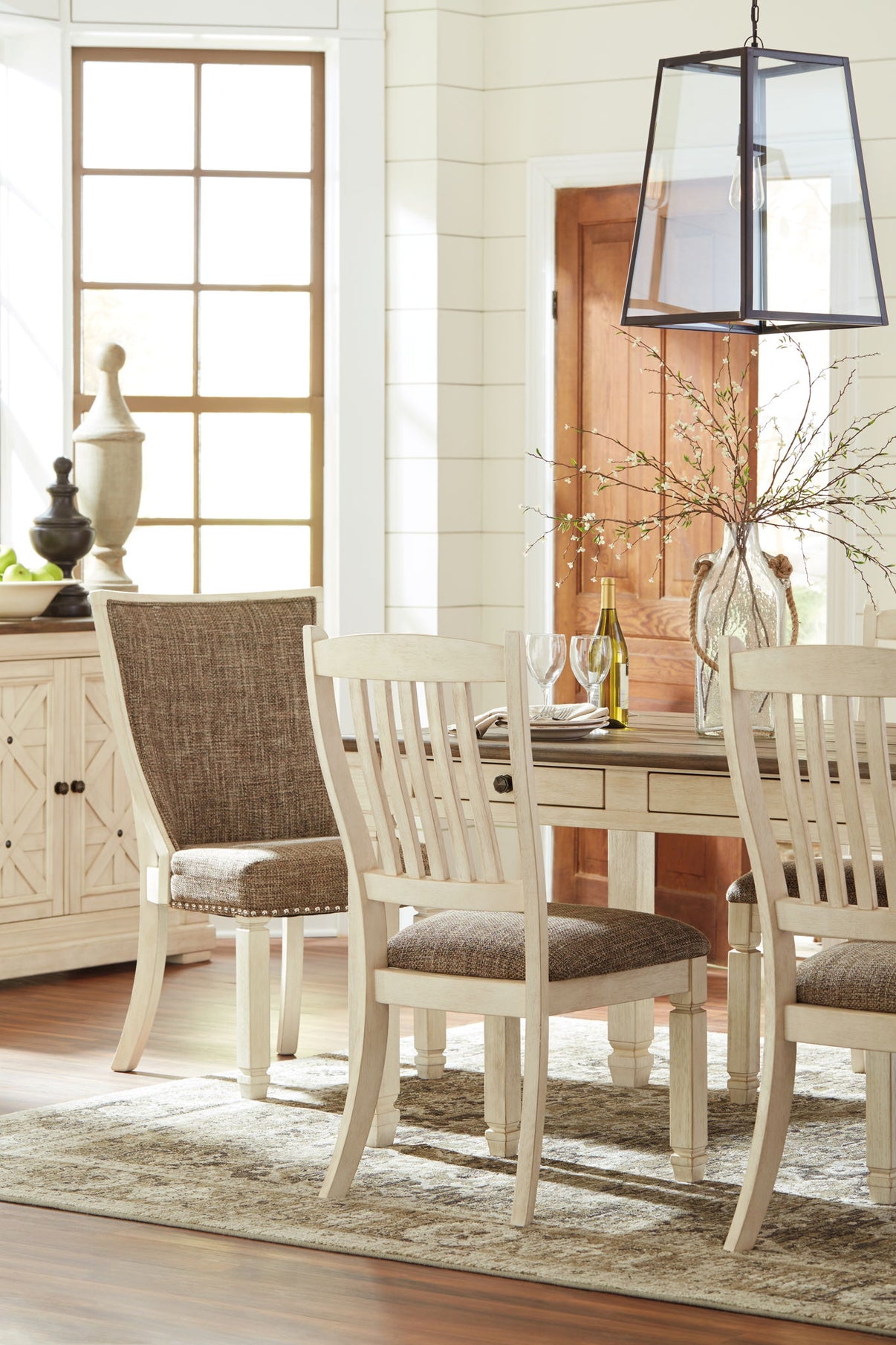 Bolanburg - Rectangular Dining Room Table - Beige, alternate view 4 with engineered wood