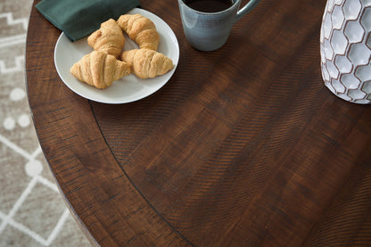 Valebeck - Counter Height Dining Table - Multi, alternate view 3 with engineered wood