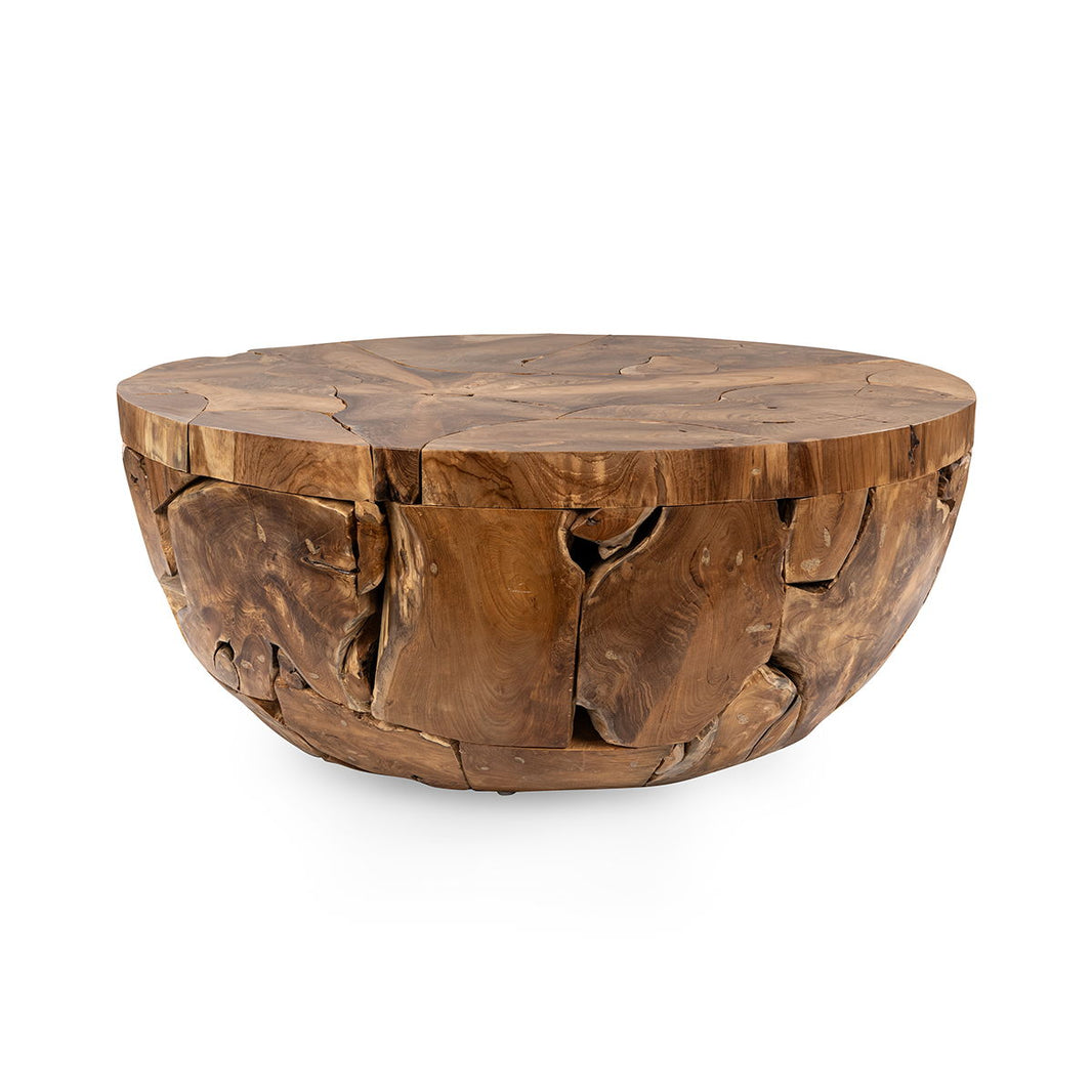 Garford - 40" Coffee Table - Natural, product view with wood construction