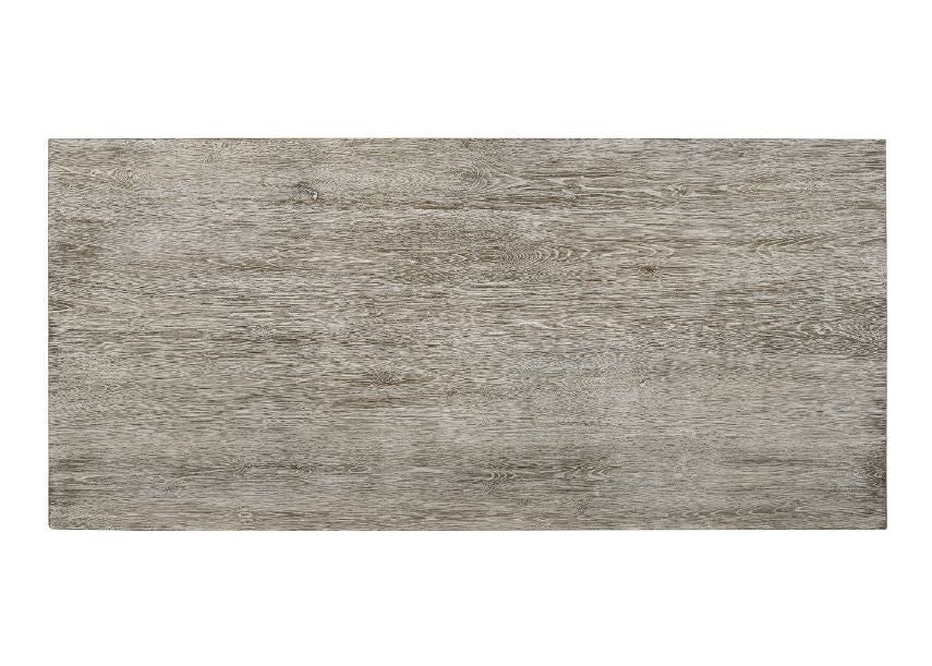 Faustine - Dining Table - Salvaged Light Oak, alternate view 2 with wood construction
