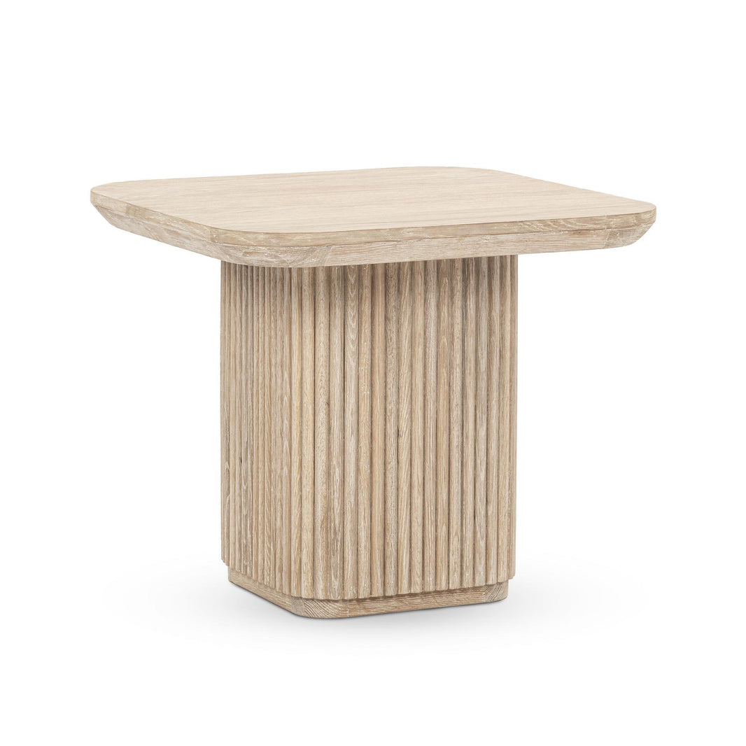 Vander - Solid Wood Square End Table, product view