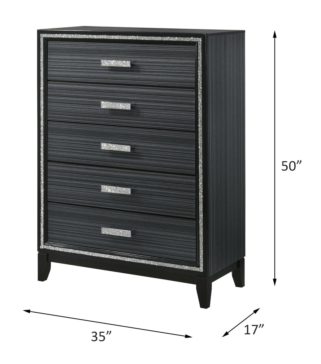Haiden Chest Weathered Black, gallery image 2