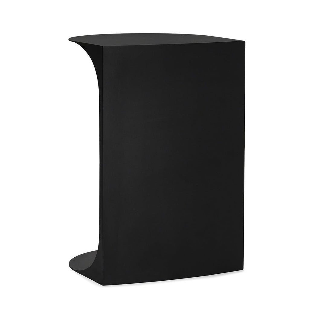 Cote - 16" Metal Accent Table - Black, alternate view 2