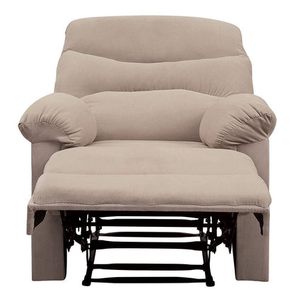 Arcadia - Motion Recliner - Beige Woven Fabric